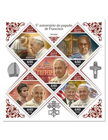 n° 7717/7721 - Timbre GUINEE-BISSAU Poste