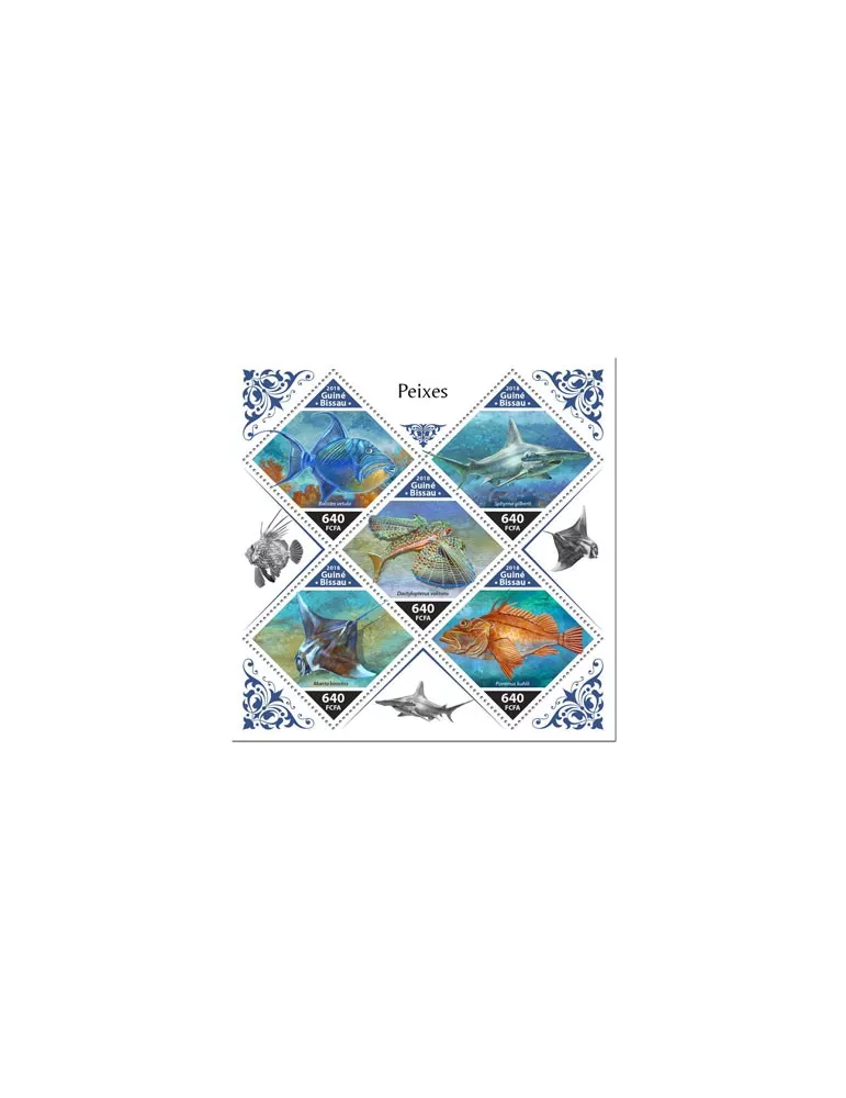 n° 7742/7746 - Timbre GUINEE-BISSAU Poste