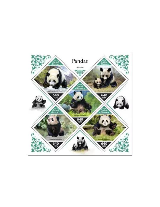 n° 7757/7761 - Timbre GUINEE-BISSAU Poste