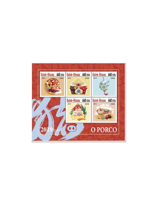 n° 7972/7976 - Timbre GUINEE-BISSAU Poste