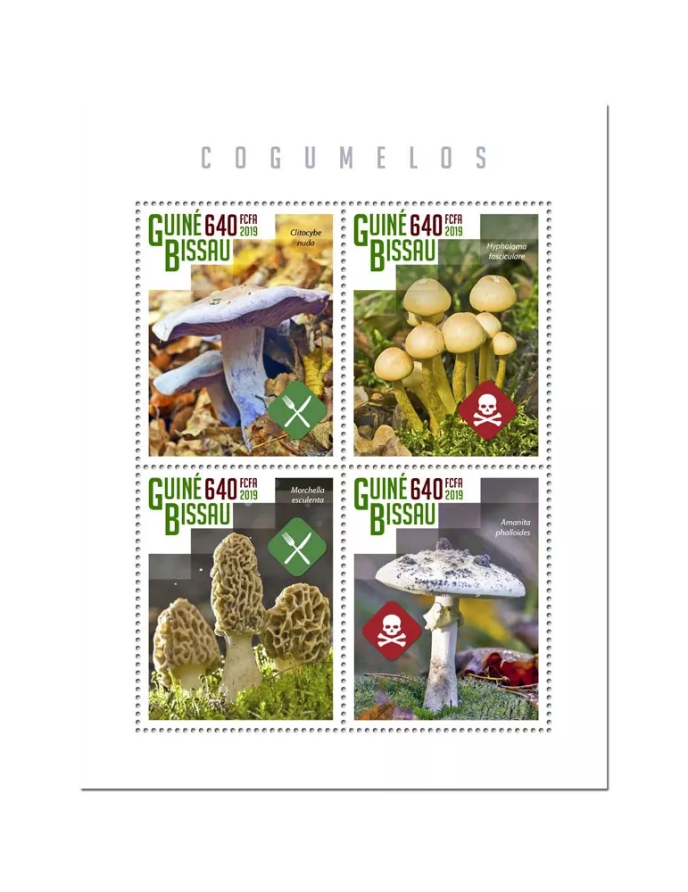 n° 8043/8046 - Timbre GUINEE-BISSAU Poste