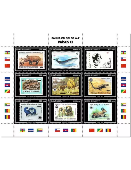 n° 8116/8124 - Timbre GUINEE-BISSAU Poste