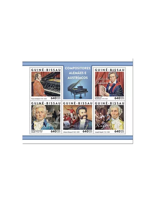 n° 8154/8158 - Timbre GUINEE-BISSAU Poste