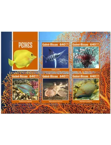 n° 8251/8255 - Timbre GUINEE-BISSAU Poste