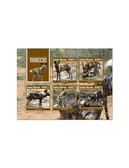 n° 8261/8265 - Timbre GUINEE-BISSAU Poste