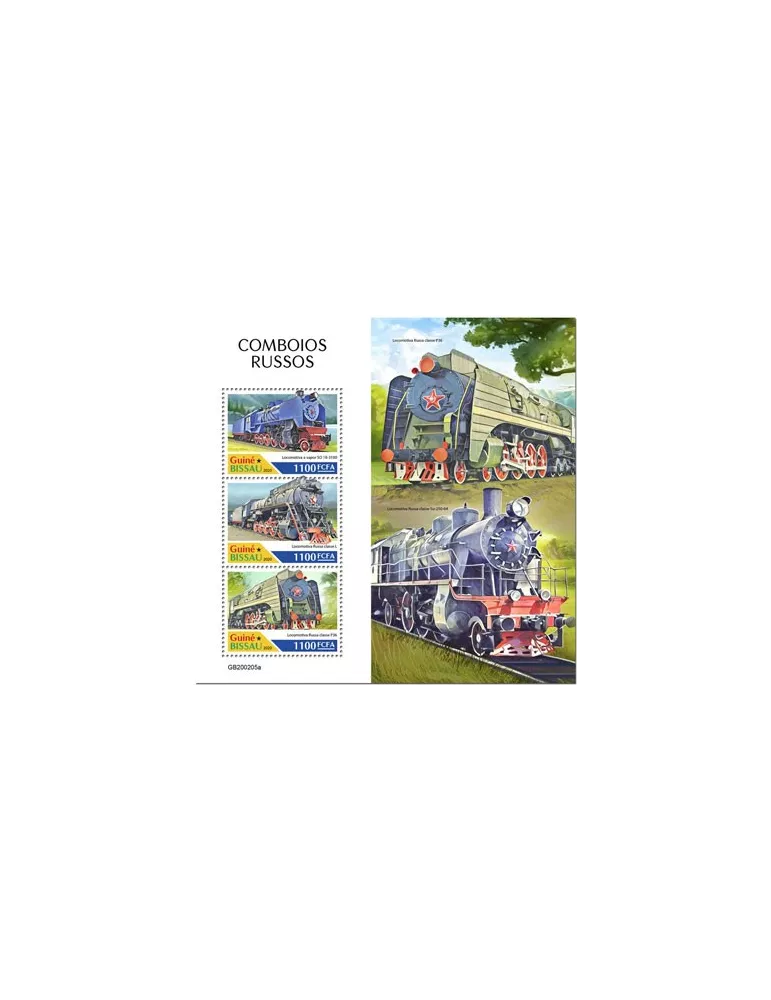 n° 8555/8557 - Timbre GUINEE-BISSAU Poste