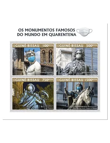 n° 8673/8676 - Timbre GUINEE-BISSAU Poste