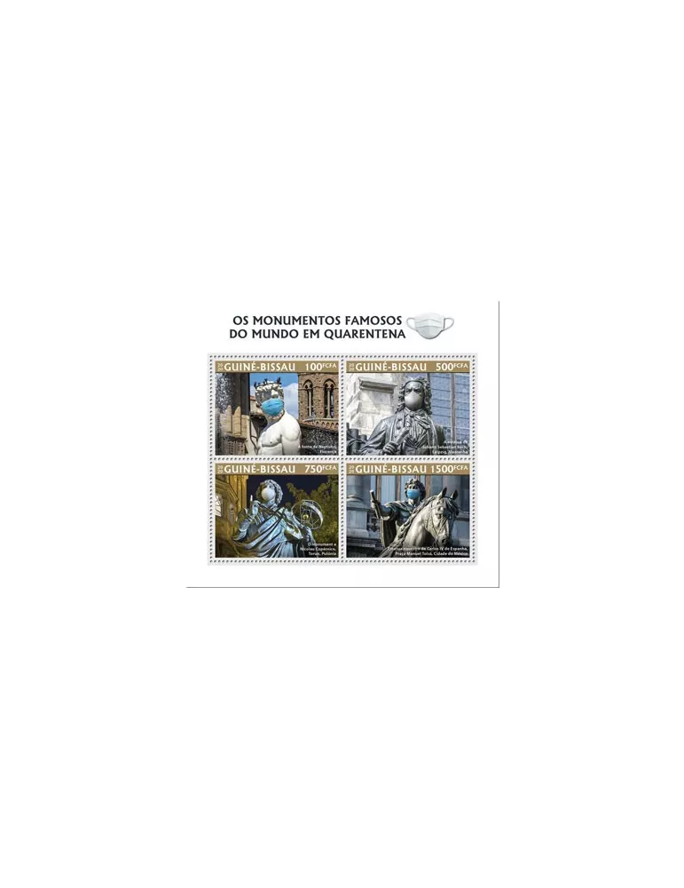 n° 8673/8676 - Timbre GUINEE-BISSAU Poste