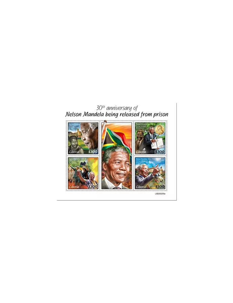 n° 6284/6287 - Timbre LIBERIA Poste