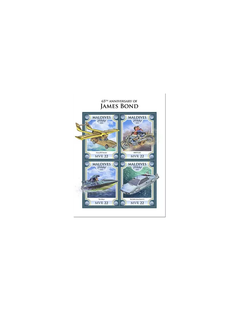 n° 6258/6261 - Timbre MALDIVES Poste