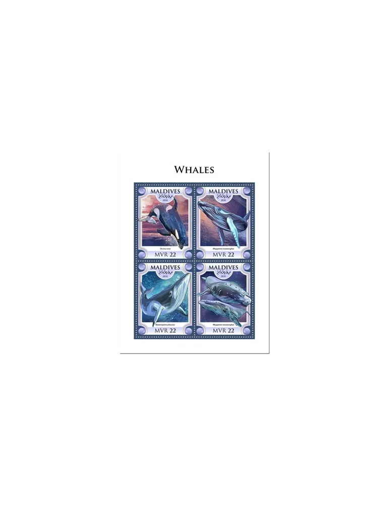 n° 6306/6309 - Timbre MALDIVES Poste