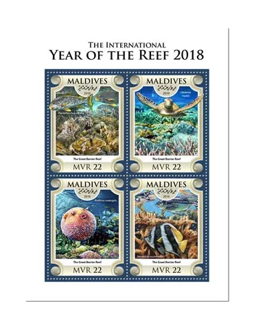 n° 6314/6317 - Timbre MALDIVES Poste