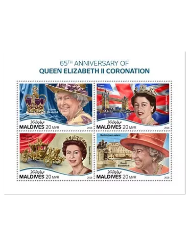 n° 6318/6321 - Timbre MALDIVES Poste