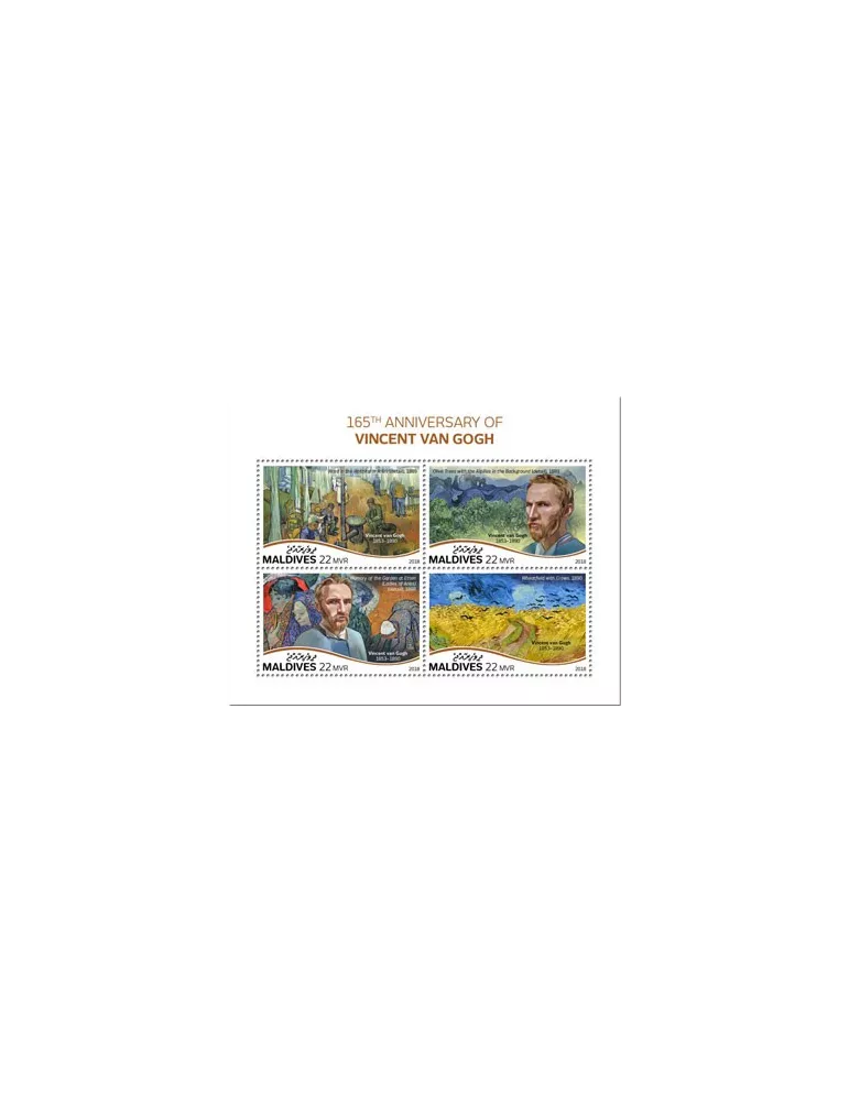 n° 6330/6333 - Timbre MALDIVES Poste