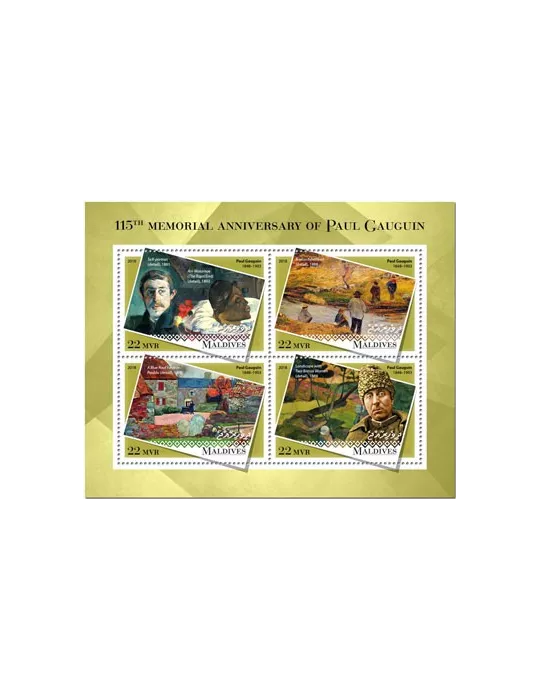 n° 6414/6417 - Timbre MALDIVES Poste