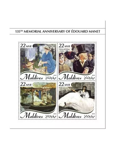 n° 6474/6477 - Timbre MALDIVES Poste