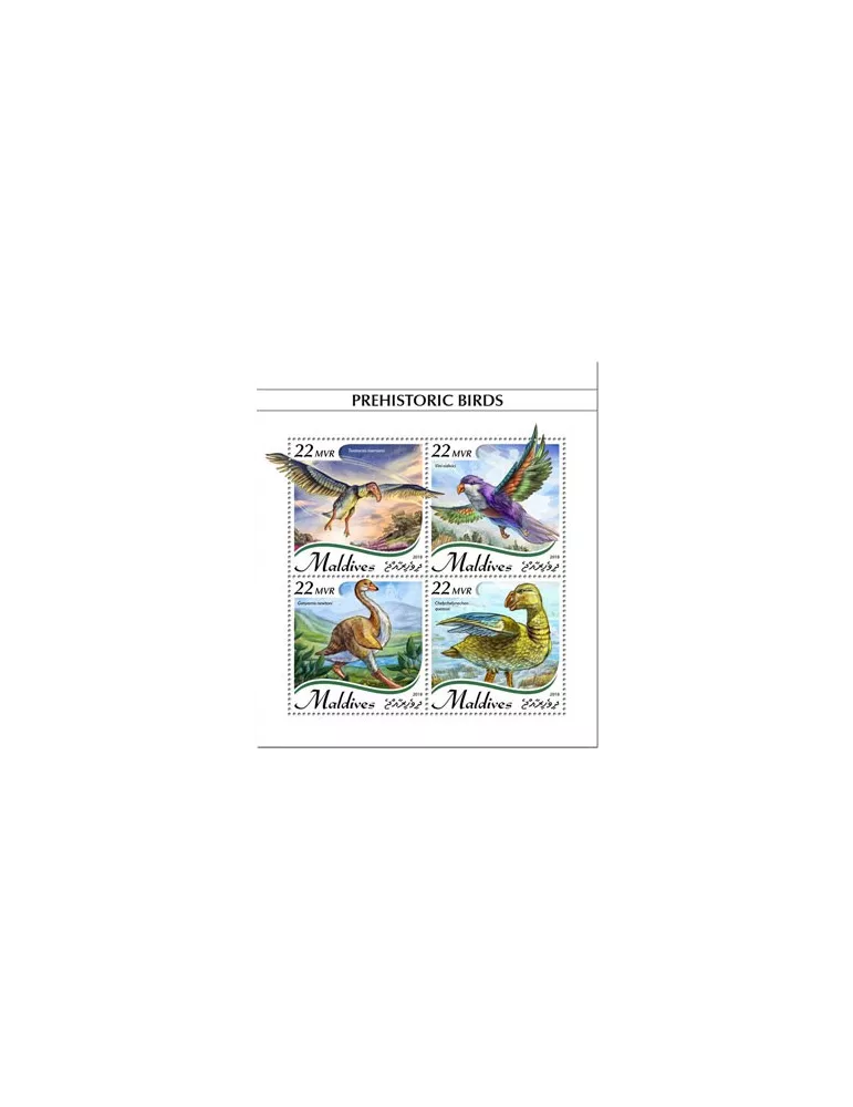 n° 6490/6493 - Timbre MALDIVES Poste