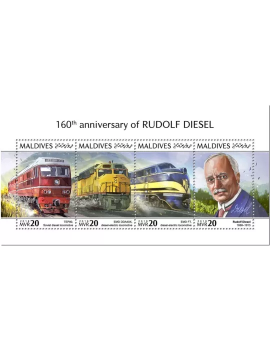 n° 6498/6501 - Timbre MALDIVES Poste