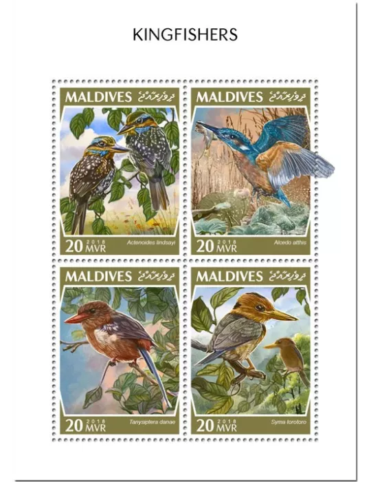 n° 6571/6574 - Timbre MALDIVES Poste