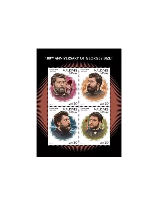 n° 6627/6630 - Timbre MALDIVES Poste