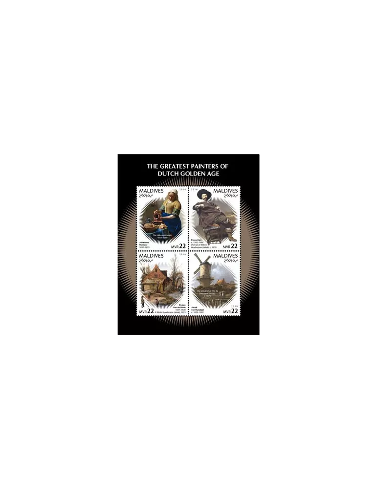 n° 6639/6642 - Timbre MALDIVES Poste