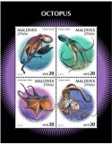 n° 6651/6654 - Timbre MALDIVES Poste