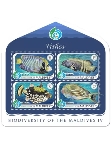 n° 6671/6674 - Timbre MALDIVES Poste