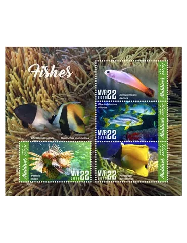 n° 6687/6690 - Timbre MALDIVES Poste