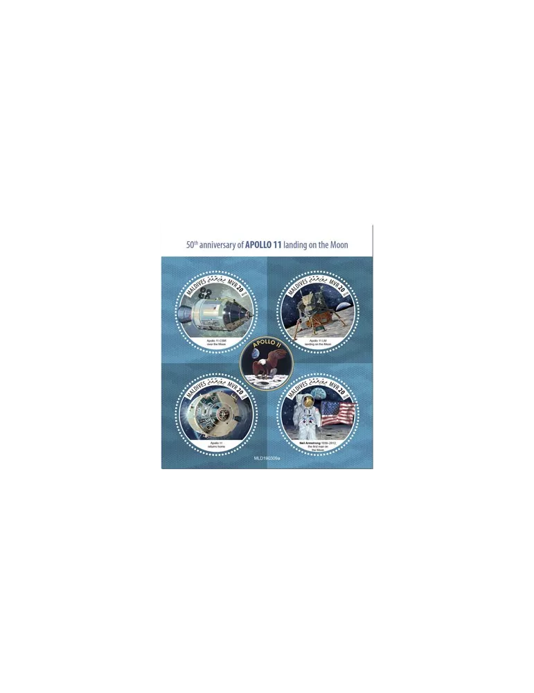 n° 6827/6830 - Timbre MALDIVES Poste