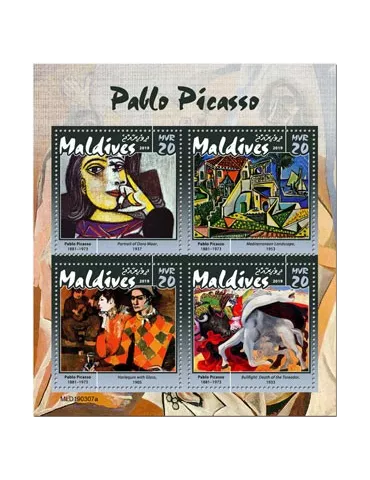 n° 6819/6822 - Timbre MALDIVES Poste