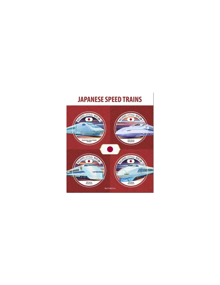 n° 6835/6838 - Timbre MALDIVES Poste