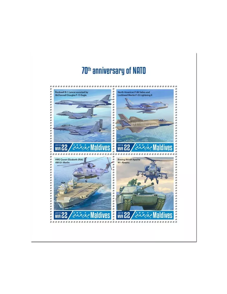 n° 6901/6904 - Timbre MALDIVES Poste