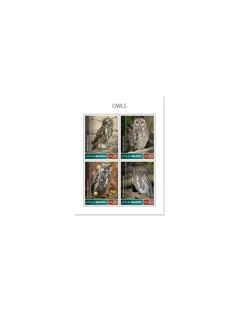 n° 6960/6963 - Timbre MALDIVES Poste