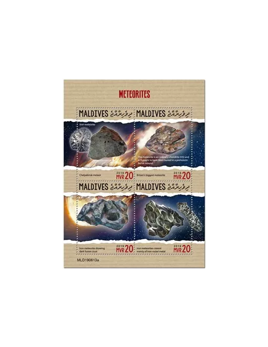 n° 7028/7031 - Timbre MALDIVES Poste