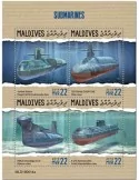 n° 7032/7035 - Timbre MALDIVES Poste