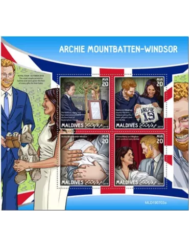 n° 7048/7051 - Timbre MALDIVES Poste