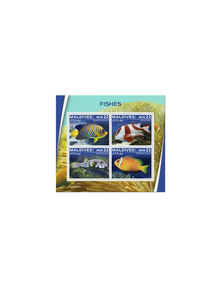 n° 7105/7108 - Timbre MALDIVES Poste