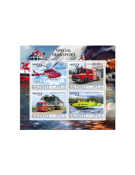 n° 7189/7192 - Timbre MALDIVES Poste