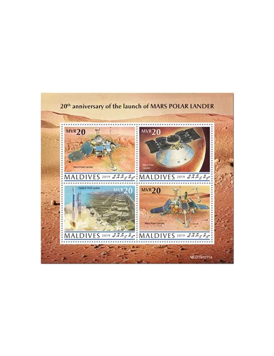 n° 7201/7204 - Timbre MALDIVES Poste