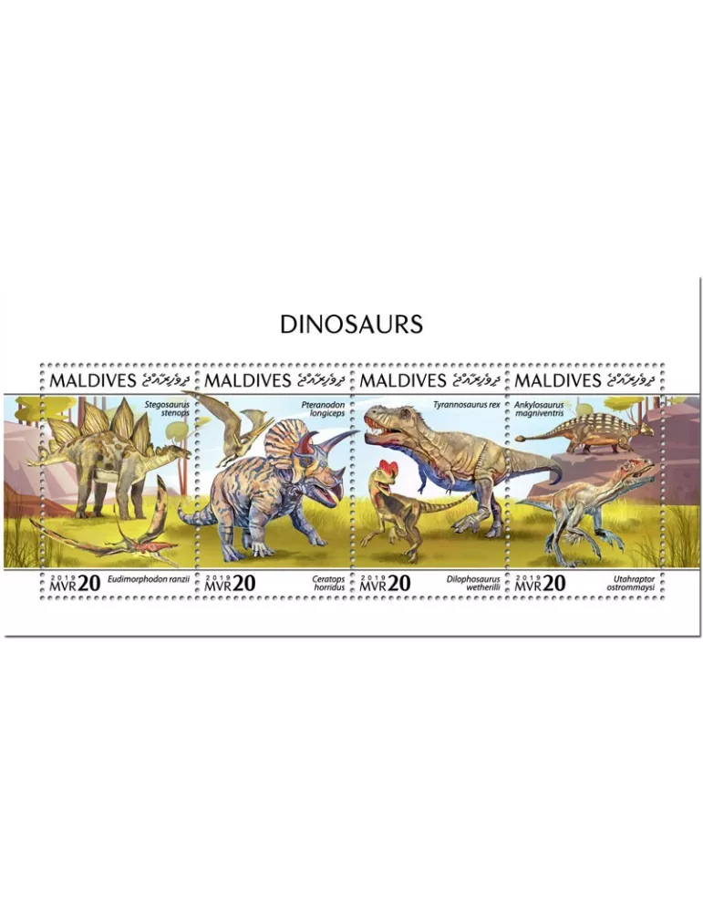 n° 7261/7264 - Timbre MALDIVES Poste