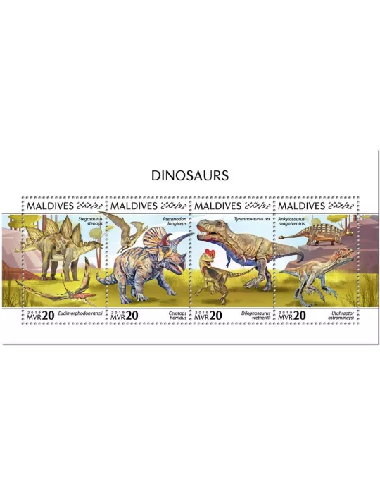 n° 7261/7264 - Timbre MALDIVES Poste