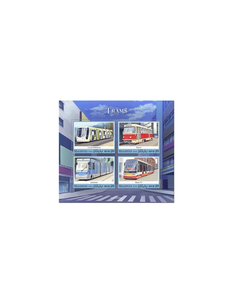 n° 7282/7285 - Timbre MALDIVES Poste