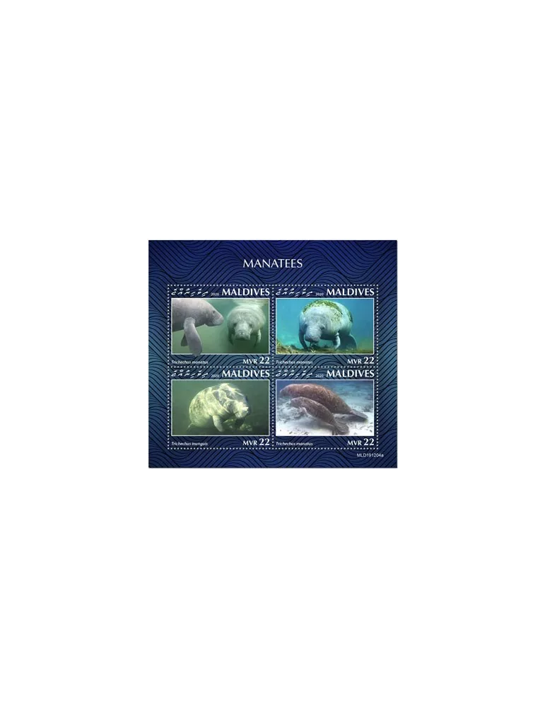 n° 7350/7353 - Timbre MALDIVES Poste