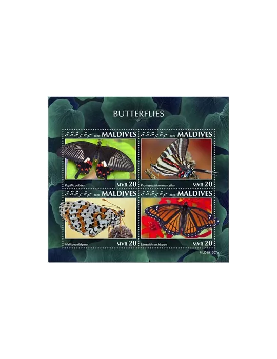 n° 7362/7365 - Timbre MALDIVES Poste