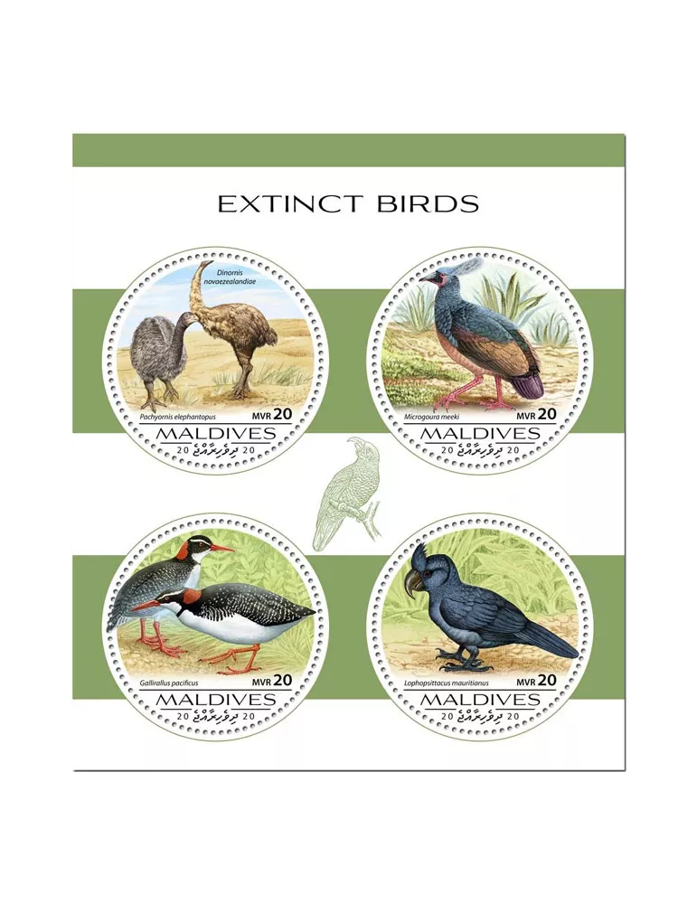 n° 7414/7417 - Timbre MALDIVES Poste