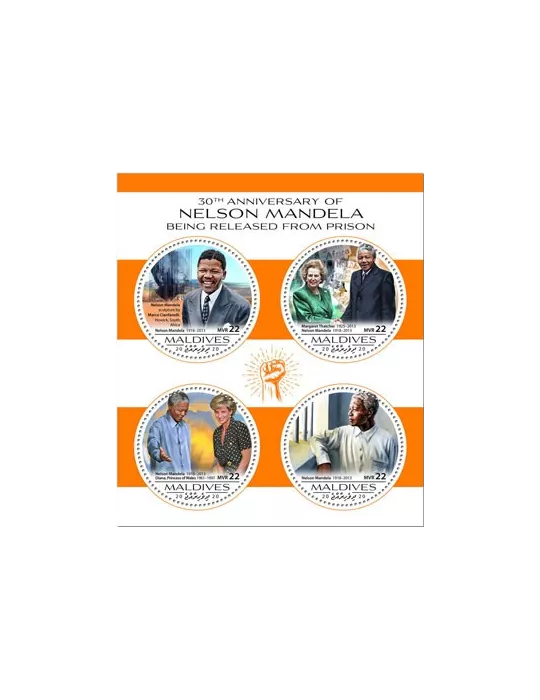 n° 7442/7445 - Timbre MALDIVES Poste