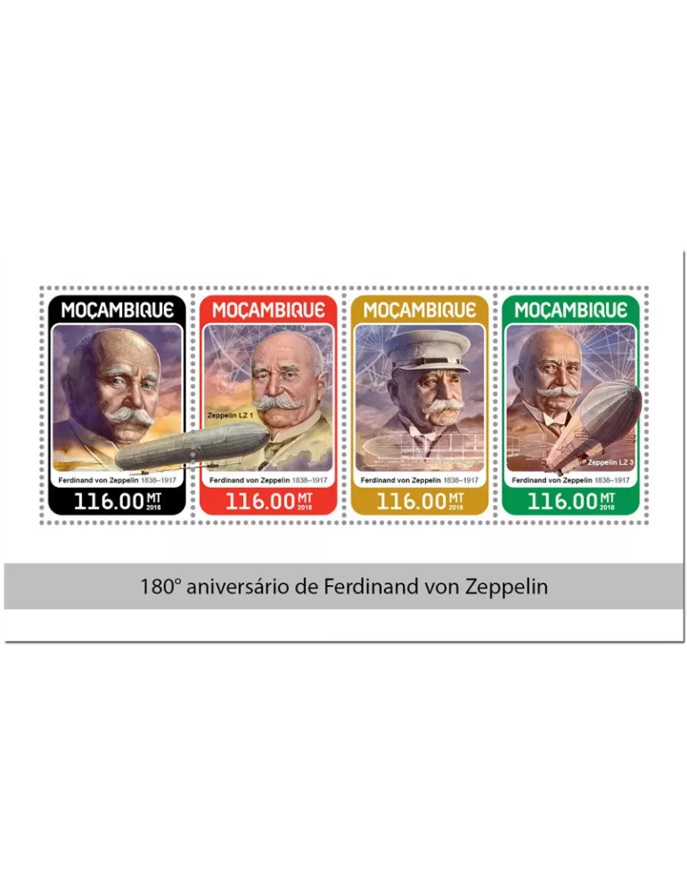 n° 7854/7857 - Timbre MOZAMBIQUE Poste