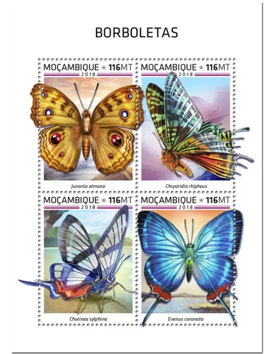 n° 8058/8061 - Timbre MOZAMBIQUE Poste