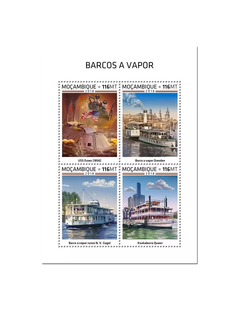 n° 8066/8069 - Timbre MOZAMBIQUE Poste