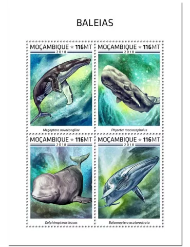 n° 8098/8101 - Timbre MOZAMBIQUE Poste